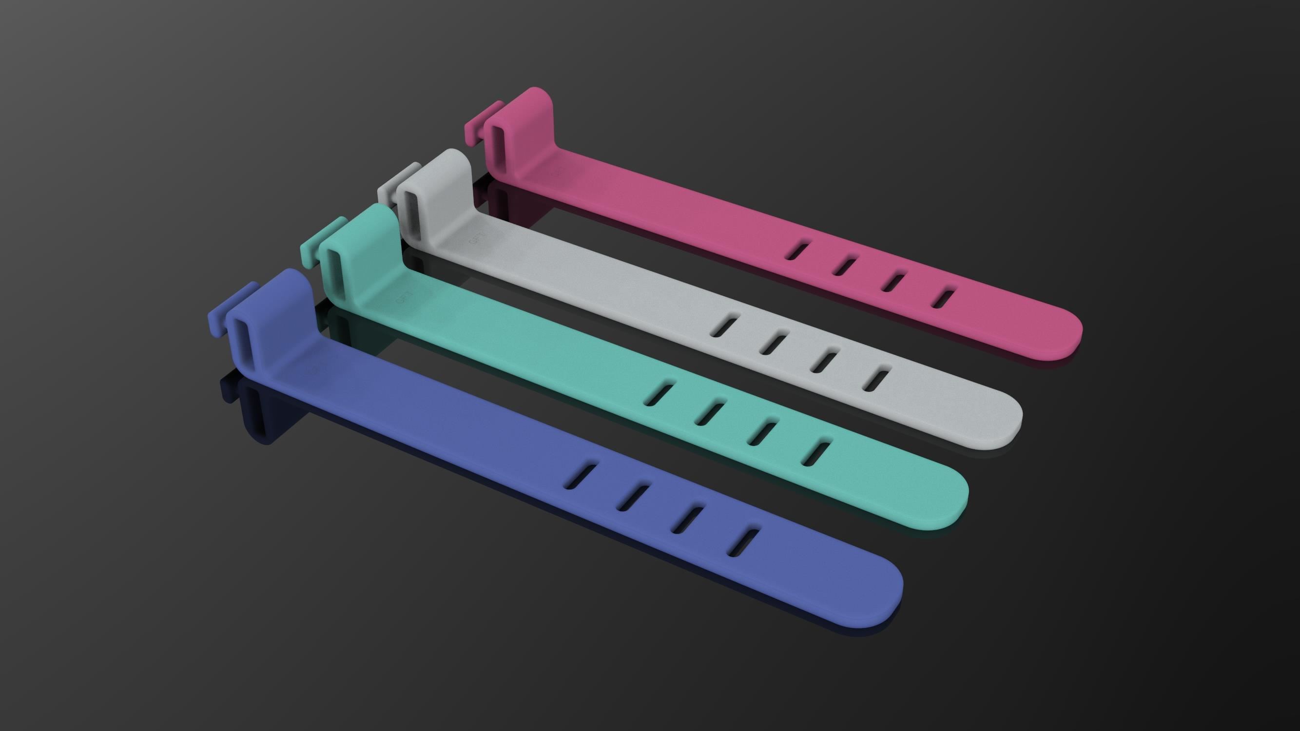 彩色矽膠紮（zhā）帶